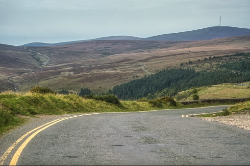 photo of a country road in rural ireland