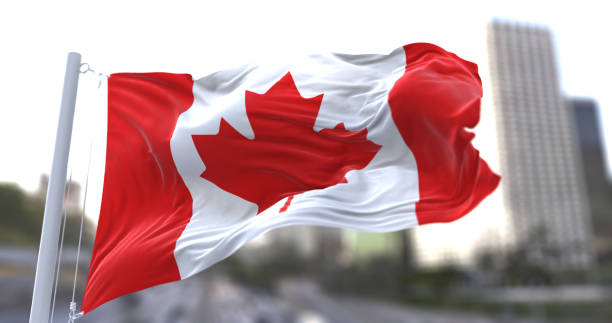 istock Canada National flag waving in the wind. 1679932183