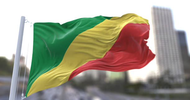 istock Congo National flag waving in the wind. 1679932613