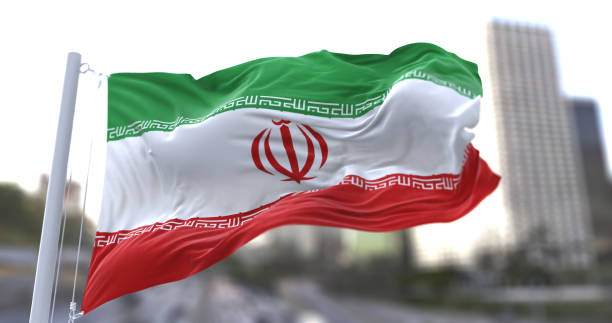 istock Iran National flag waving in the wind. 1679934334