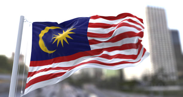 istock Malaysia National flag waving in the wind. 1679956533