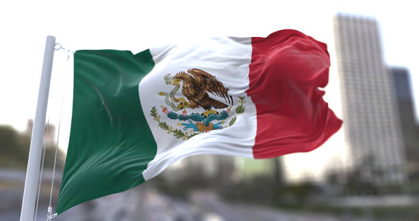 istock Mexico National flag waving in the wind. 1679957058