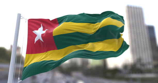 istock Togo National flag waving in the wind. 1679959835