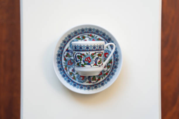 istock Ottoman Style Porcelain Coffee Cup Photo, Uskudar Istanbul, Turkey (Turkiye) 1680032905
