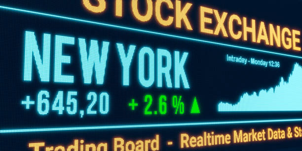 ニューヨーク株式市場は上昇しています。 - stock exchange stock market stock certificate wall street ストックフォトと画像