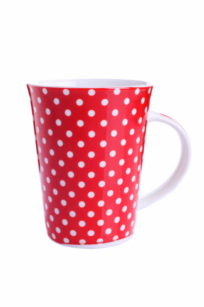 istock Red new cup with polka dots 1680126150