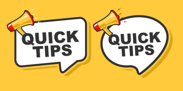 istock Quick tips symbol with megaphone banner. Loudspeaker with speech bubble. Marketing and advertising tag Vector 1680128302