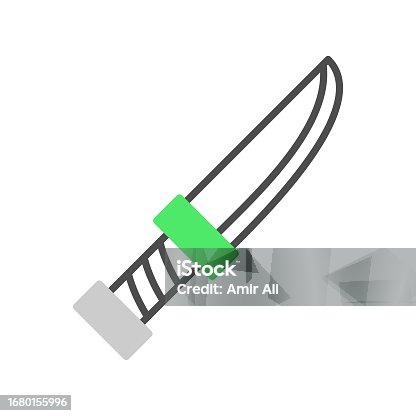 istock knife Icon 1680155996