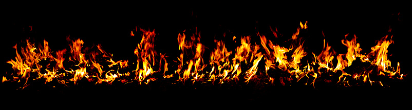 Close-Up Of Bonfire