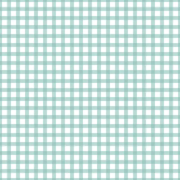 Vector illustration of Seamless tartan pattern. Plaid repeat vector with white and blue