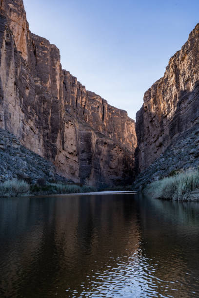 istock Calm Waters Flowing into Santa Elena Canyon 1680328124