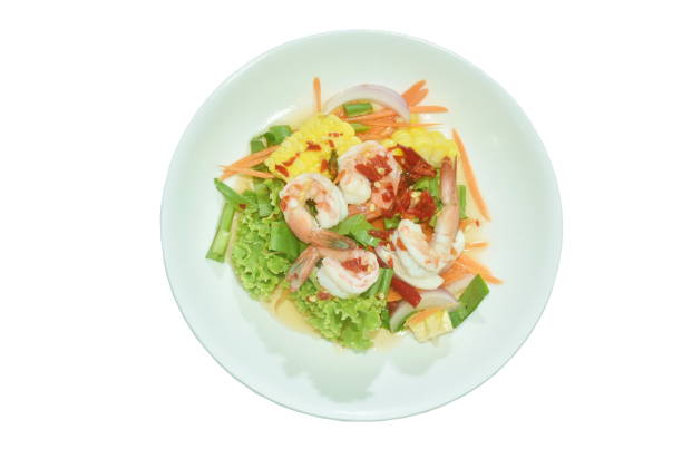 istock shrimp with lettuce and corn dressing spicy sauce salad 1680346938