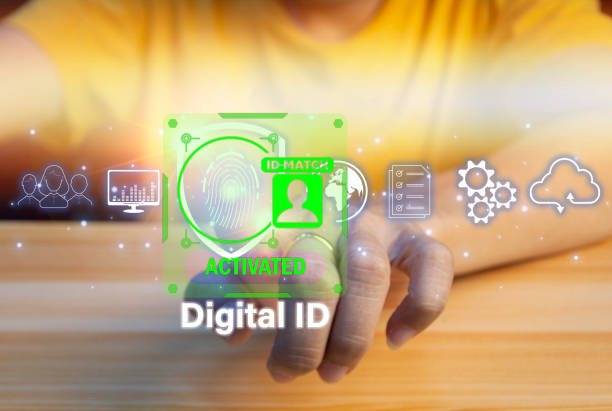 istock Concept of digital identity verification and verification system It is responsible for checking the use of various systems. 1680348732