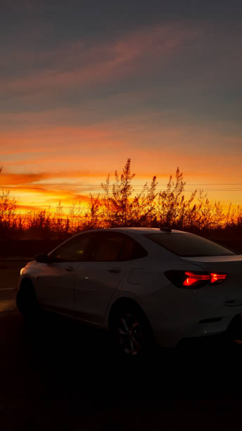 istock Sunrise in a travel ride 1680350381