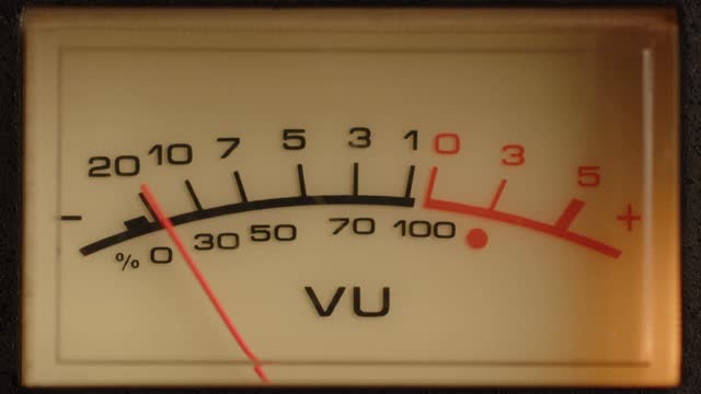 Analog Volume Unit Meter VU Meter