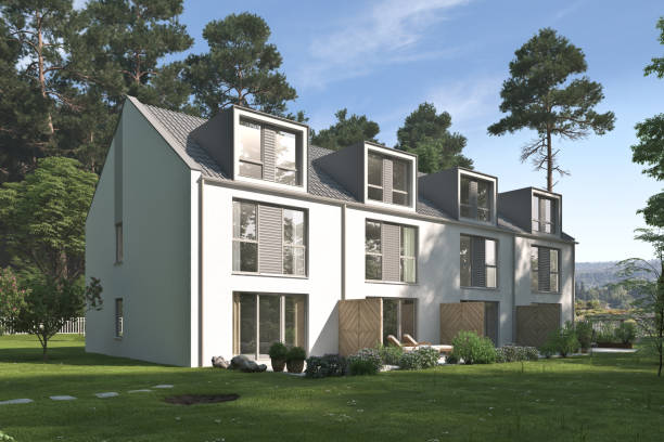 istock Modern town houses 1680403917
