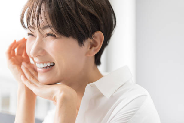 istock A profile portrait of a woman. 1680455174