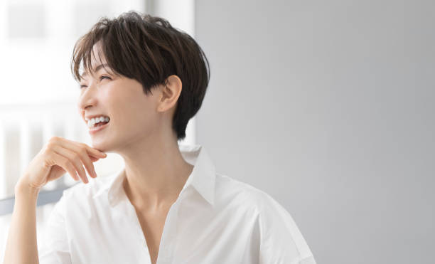 istock A profile portrait of a woman. 1680455252