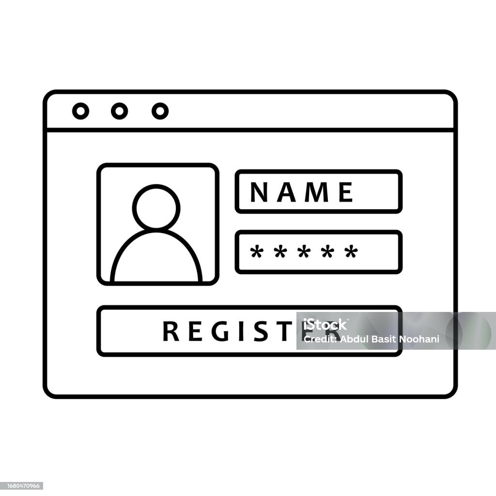 Register User Photo Membership Registration Creating A User Profile Account Setup Enrolling ...