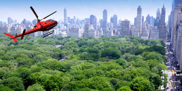 istock Helicopter tour over Central Park. 1680478999