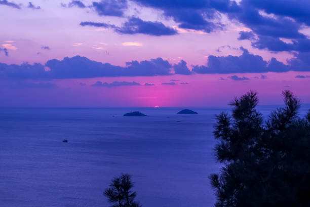 istock Sunset blue hours at princess islands 1680536863