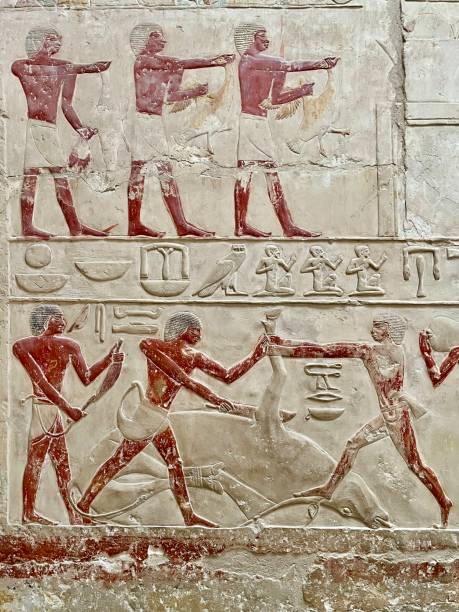 istock Egyptian Colored Relief Painting 1680582312