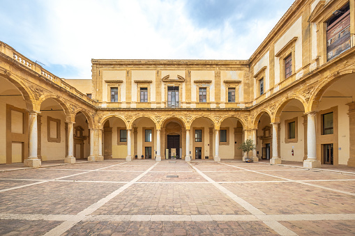 Jesuit college in Mazara del Vallo, town in southwestern of Sicily, Italy, Europe.