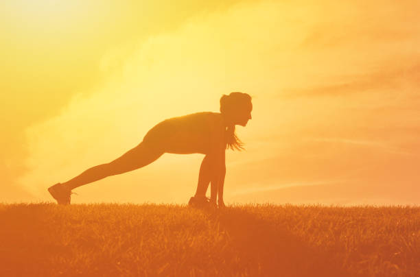 istock Woman stretching in the park. 1680777879