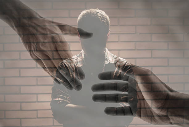 Salvation and helping hand concept.