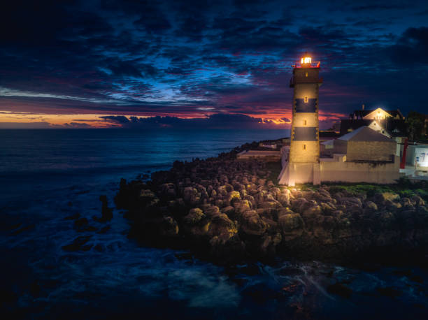 istock Drone view of the lighthouse, Cascais 1680781840