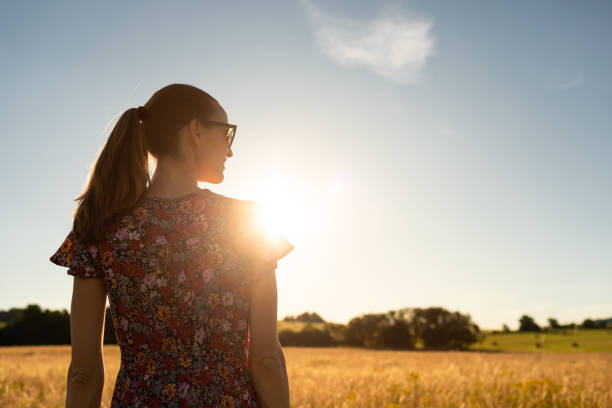 istock Happy women in the meadow. 1680787224