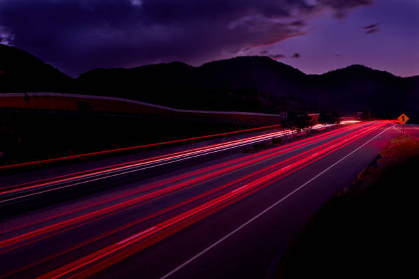 istock Mountain highway at twilight, 6th Avenue, Colorado 1680891857