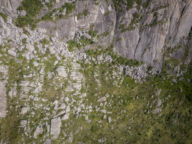 istock Beautiful aerial view to rocky mountain and altitude fields 1680898379