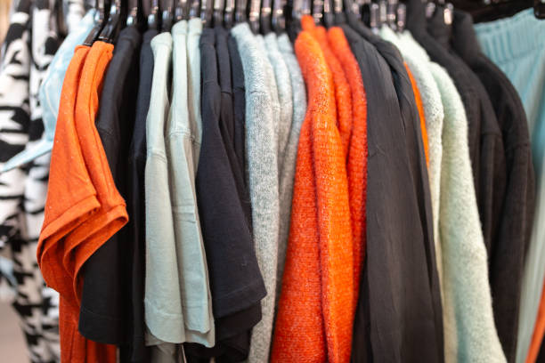 istock Colored Shirt and Cardigan in a Row 1680899437