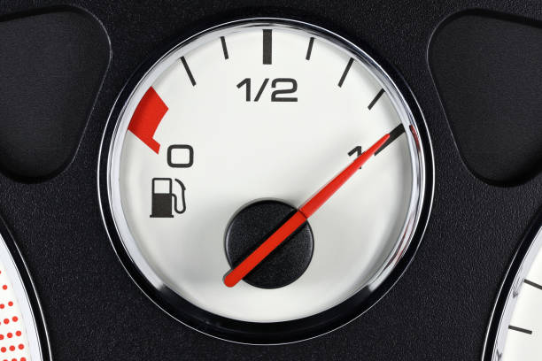 istock fuel gauge in car dashboard - full 1680963907