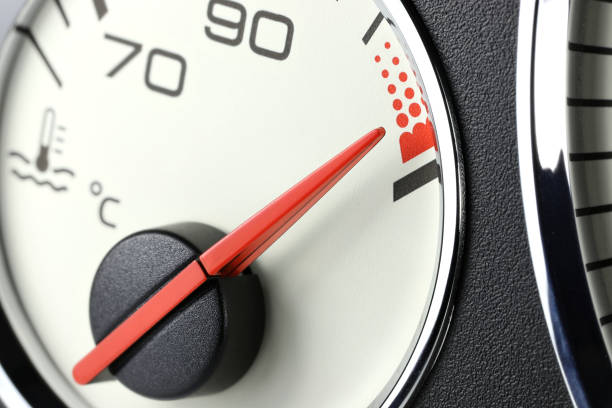 istock temperature gauge in car dashboard - hot 1680975016