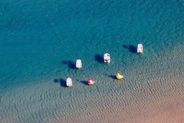 istock Small boats from the top 1681051322