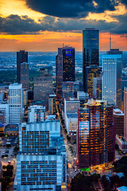 istock Downtown Houston at Dusk 1681066658