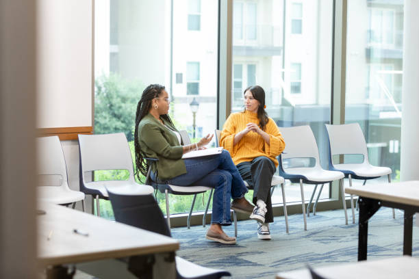 istock Attentive patient listens to therapist's advice 1681104648