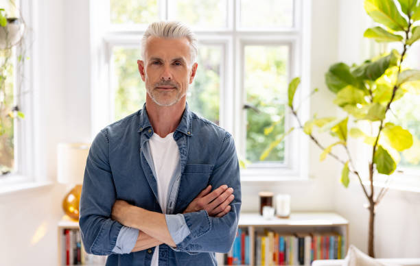 istock Portrait of a man at home 1681119191
