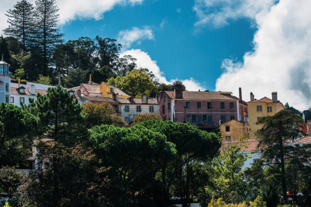 istock Sintra, Portugal: Historical houses street view 1681317659