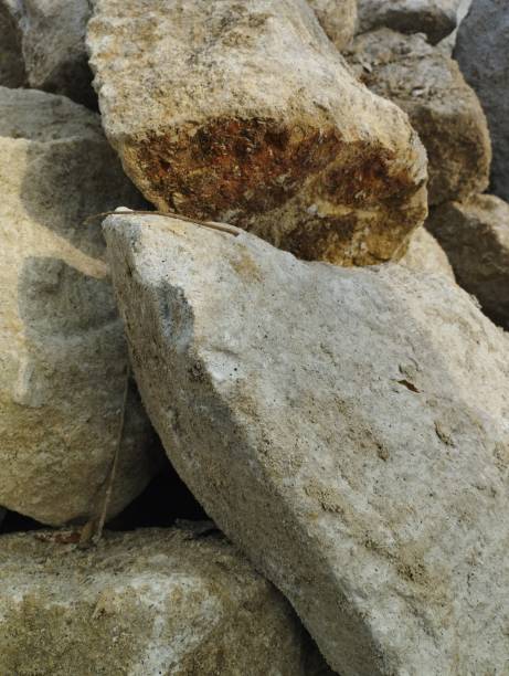 istock Pile of rock or batu padas 1681555047