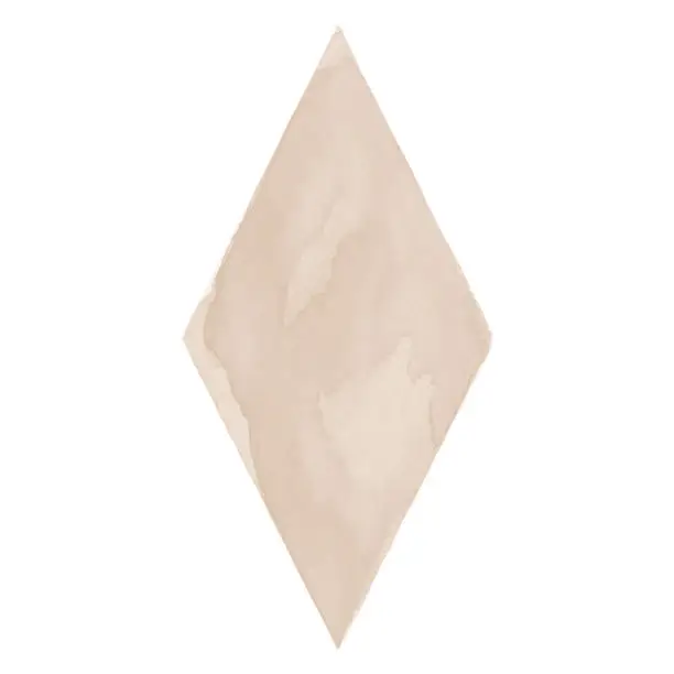 Vector illustration of Watercolor Beige Rhombus Background