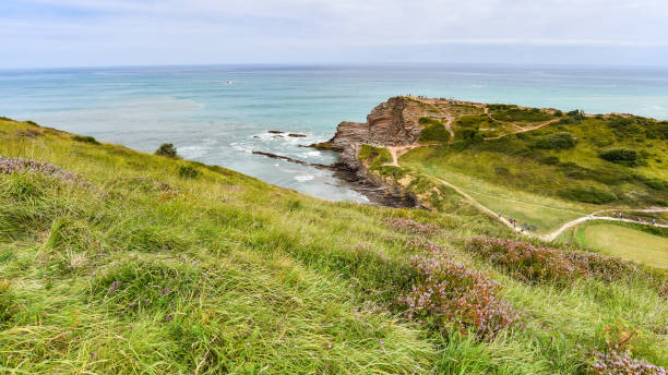 istock Flysch rock formations along the Basque Coast UNESCO Global Geopark, Spain 1681941133