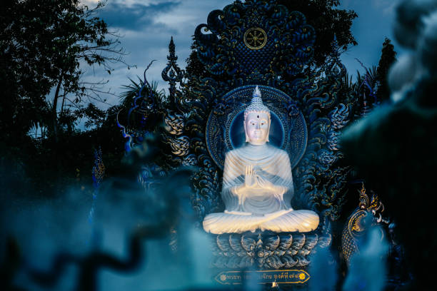 Blue Temple 3 Blue Temple 3 chiang rai province stock pictures, royalty-free photos & images