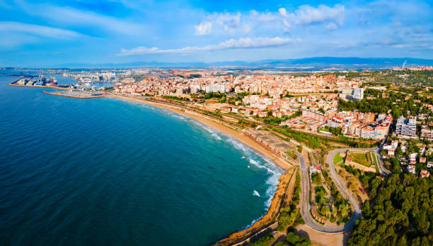 istock Tarragona city aerial panoramic view in Spain 1681973178