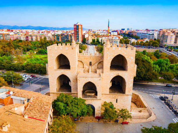 The Serrans Gate or Serranos Towers in Valencia