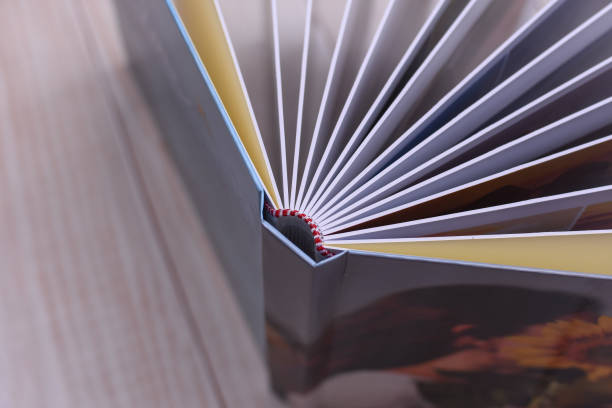 one photo album is ready. close-up.