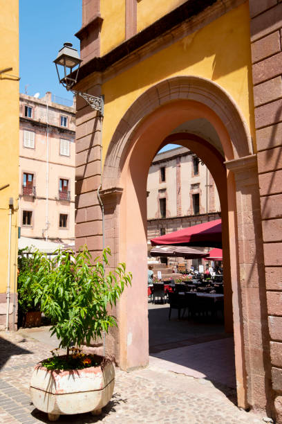 istock Pedestrian Street in Bosa 1682011435