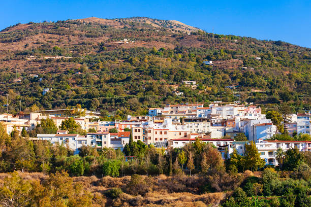 istock Lanjaron aerial panoramic view, Alpujarras in Spain 1682015859